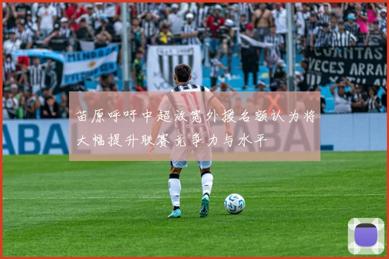 苗原呼吁中超放宽外援名额认为将大幅提升联赛竞争力与水平